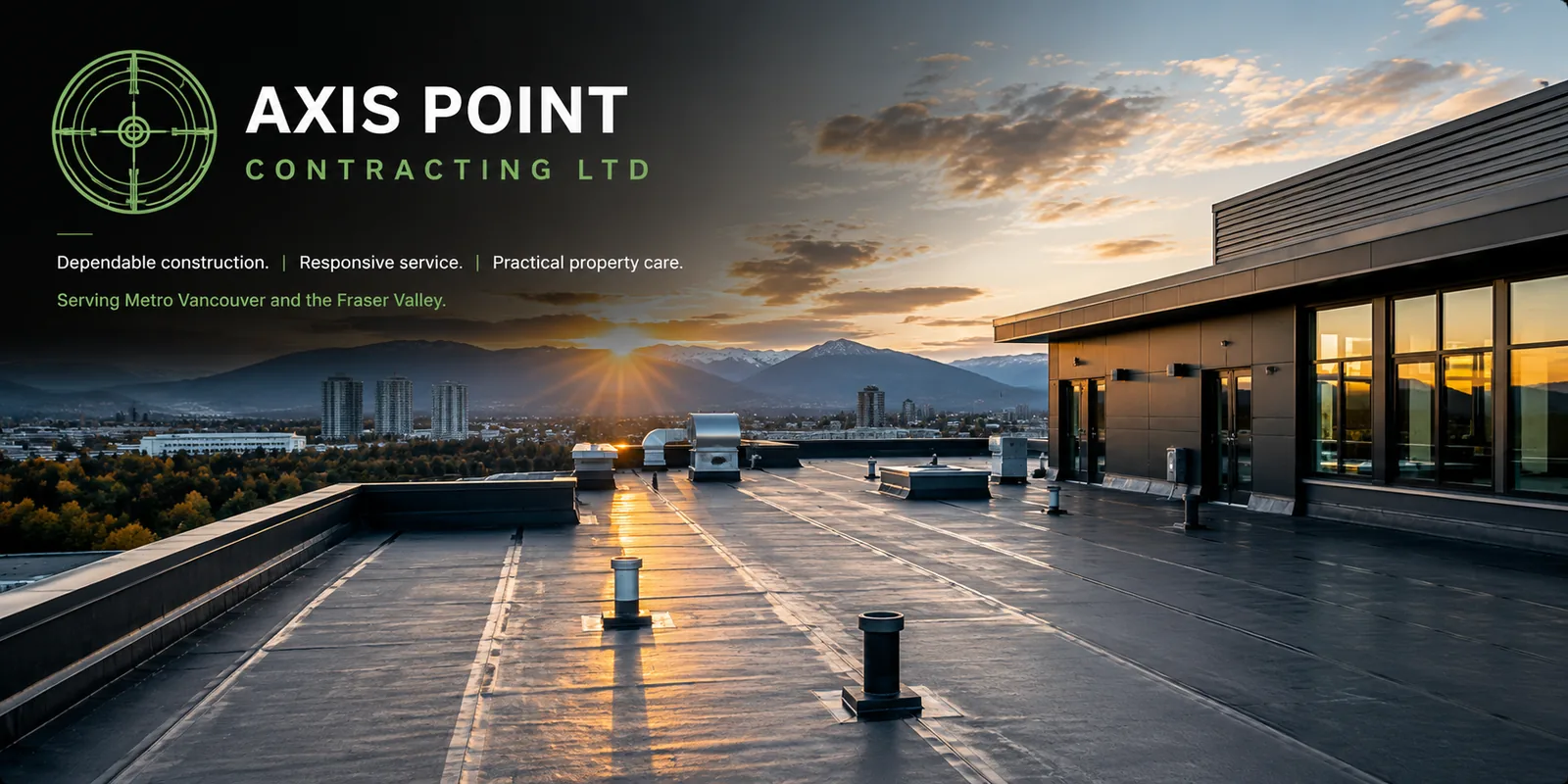 Axis Point Contracting Ltd. commercial construction and property care banner
